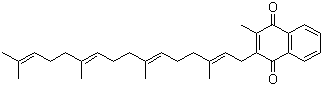 四烯甲萘醌分子结构 (CAS 863-61-6)