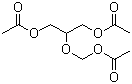 structure of CAS# 86357-13-3, 1,3-Diacetoxy-2-(acetoxymethoxy)propane ;2-[(Acetyloxy)methoxy]-1,3-propanediol diacetate