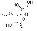 structure of CAS# 86404-04-8, 3-O-Ethylascorbic acid;(5R)-5-[(1S)-1,2-Dihydroxyethyl]-4-ethoxy-3-hydroxy-5H-furan-2-one; 3-O-Ethyl-L-ascorbic acid