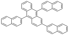 structure of CAS# 865435-18-3, 2,9,10-Tris(2-naphthyl)anthracene