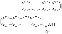 结构式 CAS# 867044-28-8, 9,10-双(2-萘基)蒽-2-硼酸