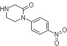 结构式 CAS# 867166-73-2, 1-(4-硝基苯基)-2-哌嗪酮