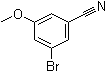 3-Bromo-5-methoxybenzonitrile molecular structure (CAS 867366-91-4)