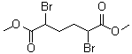 结构式 CAS# 868-72-4, 2,5-二溴己二酸二甲酯