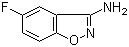 structure of CAS# 868271-13-0, 3-Amino-5-fluorobenzo[d]isoxazole;5-Fluoro-benzo[d]isoxazol-3-ylamine; 5-Fluorobenzo[d]isoxazol-3-ylamine