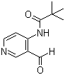structure of CAS# 86847-71-4, 4-[(2,2-Dimethylpropanoyl)amino]pyridine-3-carboxaldehyde;4-[(2,2-Dimethylpropanoyl)amino]nicotinaldehyde