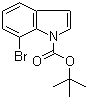structure of CAS# 868561-17-5, 7-Bromoindole-1-carboxylic acid tert-butyl ester