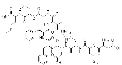 Porcine neurokinin B molecular structure (CAS 86933-75-7)