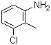 结构式 CAS# 87-60-5, 3-氯-2-甲基苯胺