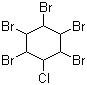 1,2,3,4,5-Pentabromo-6-chlorocyclohexane molecular structure (CAS 87-84-3)