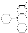 structure of CAS# 870703-48-3, Dicyclohexyl(2,4,6-trimethylphenyl)phosphine