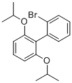 structure of CAS# 870703-70-1, 2-Bromo-2',6'-diisopropoxy-1,1'-biphenyl;2-(2-bromophenyl)-1,3-di(propan-2-yloxy)benzene