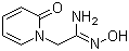 (Z,E)-N'-羟基-2-(2-氧代吡啶-1(2H)-基)乙脒分子结构 (CAS 871544-57-9)