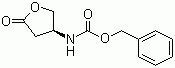 结构式 CAS# 87219-29-2, (S)-5-氧代四氢呋喃-3-氨基甲酸苄酯