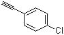 structure of CAS# 873-73-4, 4-Chlorophenylacetylene;1-Chloro-4-ethynylbenzene
