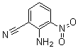 structure of CAS# 87331-46-2, 2-Amino-3-nitrobenzonitrile