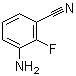 结构式 CAS# 873697-68-8, 3-氨基-2-氟苯甲腈
