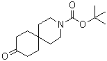 structure of CAS# 873924-08-4, 9-Oxo-3-azaspiro[5.5]undecane-3-carboxylic acid tert-butyl ester;tert-Butyl 9-oxo-3-azaspiro[5.5]undecan-3-carboxylate