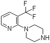 结构式 CAS# 87394-63-6, 1-[3-(三氟甲基)吡啶-2-基]哌嗪