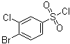 结构式 CAS# 874801-46-4, 4-溴-3-氯苯磺酰氯