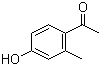 4'-羟基-2'-甲基苯乙酮分子结构 (CAS 875-59-2)