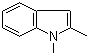 structure of CAS# 875-79-6, 1,2-Dimethylindole;1,2-Dimethyl-1H-indole