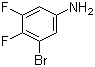 结构式 CAS# 875664-41-8, 3-溴-4,5-二氟苯胺