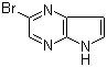 structure of CAS# 875781-43-4, 5-Bromo-4,7-diazaindole;2-Bromo-5H-pyrrolo[2,3-b]pyrazine