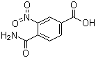 structure of CAS# 87594-59-0, 4-Carbamoyl-3-nitrobenzoic acid;3-Nitroterephthalamic acid; 4-(Aminocarbonyl)-3-nitrobenzoic acid