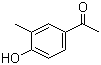 结构式 CAS# 876-02-8, 4-羟基-3-甲基苯乙酮; 3-甲基-4-羟基苯乙酮
