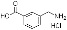 structure of CAS# 876-03-9, 3-Aminomethylbenzoic acid hydrochloride