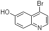 4-Bromo-6-quinolinol molecular structure (CAS 876491-87-1)