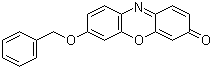 结构式 CAS# 87687-02-3, 苄氧基试卤灵; 7-苄氧基-3H-吩恶嗪-3-酮