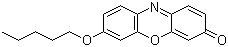 structure of CAS# 87687-03-4, Resorufin pentyl ether;7-(Pentyloxy)-3H-phenoxazin-3-one