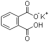 structure of CAS# 877-24-7, Potassium hydrogen phthalate;Phthalic acid monopotassium salt; Potassium biphthalate; Potassium acid phthalate