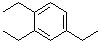 1,2,4-三乙基苯分子结构 (CAS 877-44-1)