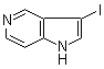 结构式 CAS# 877060-47-4, 3-碘-1H-吡咯并[3,2-c]吡啶