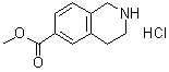 结构式 CAS# 877861-62-6, 1,2,3,4-四氢-6-异喹啉羧酸甲酯盐酸盐