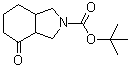 结构式 CAS# 879687-92-0, 八氢-4-氧代-2H-异吲哚-2-羧酸叔丁酯