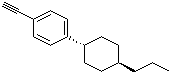 structure of CAS# 88074-73-1, trans-4-(4-Propylcyclohexyl)phenylacetylene