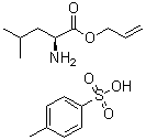 结构式 CAS# 88224-03-7, L-亮氨酸烯丙酯对甲苯磺酸盐