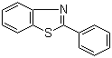 2-苯基苯并噻唑分子结构 (CAS 883-93-2)