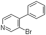 structure of CAS# 88345-89-5, 4-Phenyl-3-bromopyridine