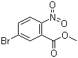 结构式 CAS# 883554-93-6, 5-溴-2-硝基苯甲酸甲酯