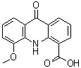structure of CAS# 88377-31-5, 9,10-Dihydro-5-methoxy-9-oxo-4-acridinecarboxylic acid