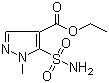 结构式 CAS# 88398-81-6, 5-氨基磺酰基-1-甲基吡唑-4-甲酸乙酯
