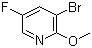 structure of CAS# 884494-81-9, 3-Bromo-5-fluoro-2-methoxypyridine