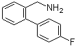 structure of CAS# 884504-18-1, (4'-Fluorobiphenyl-2-yl)methanamine;1-(4'-Fluorobiphenyl-2-yl)methanamine