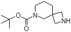 结构式 CAS# 885272-17-3, 2,6-二氮杂螺[3.5]壬烷-6-甲酸叔丁酯
