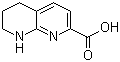 结构式 CAS# 885278-22-8, 5,6,7,8-四氢-[1,8]萘啶-2-羧酸